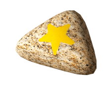 星が描かれた石1